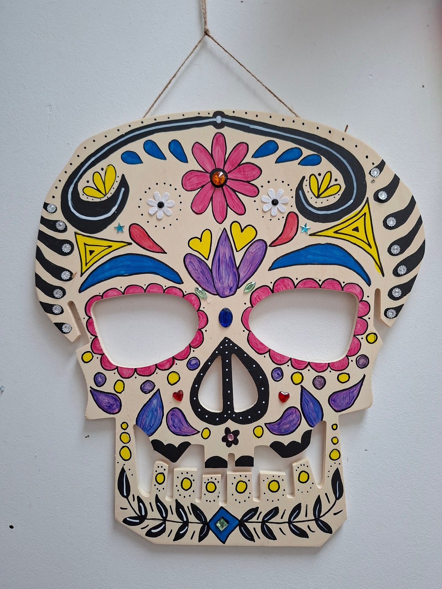 Sat 25th October 1-3pm - Day of the dead wooden skull painting