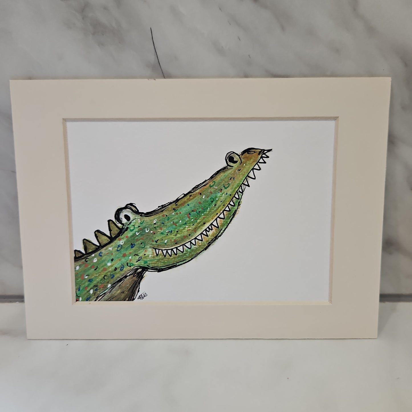 Claud Crocodile illustration