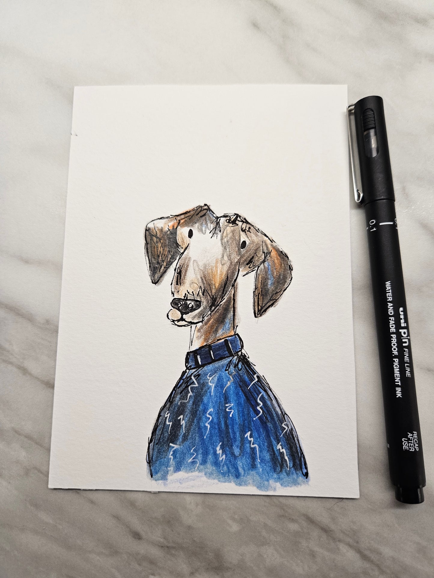 Rupert dog illustration (2)