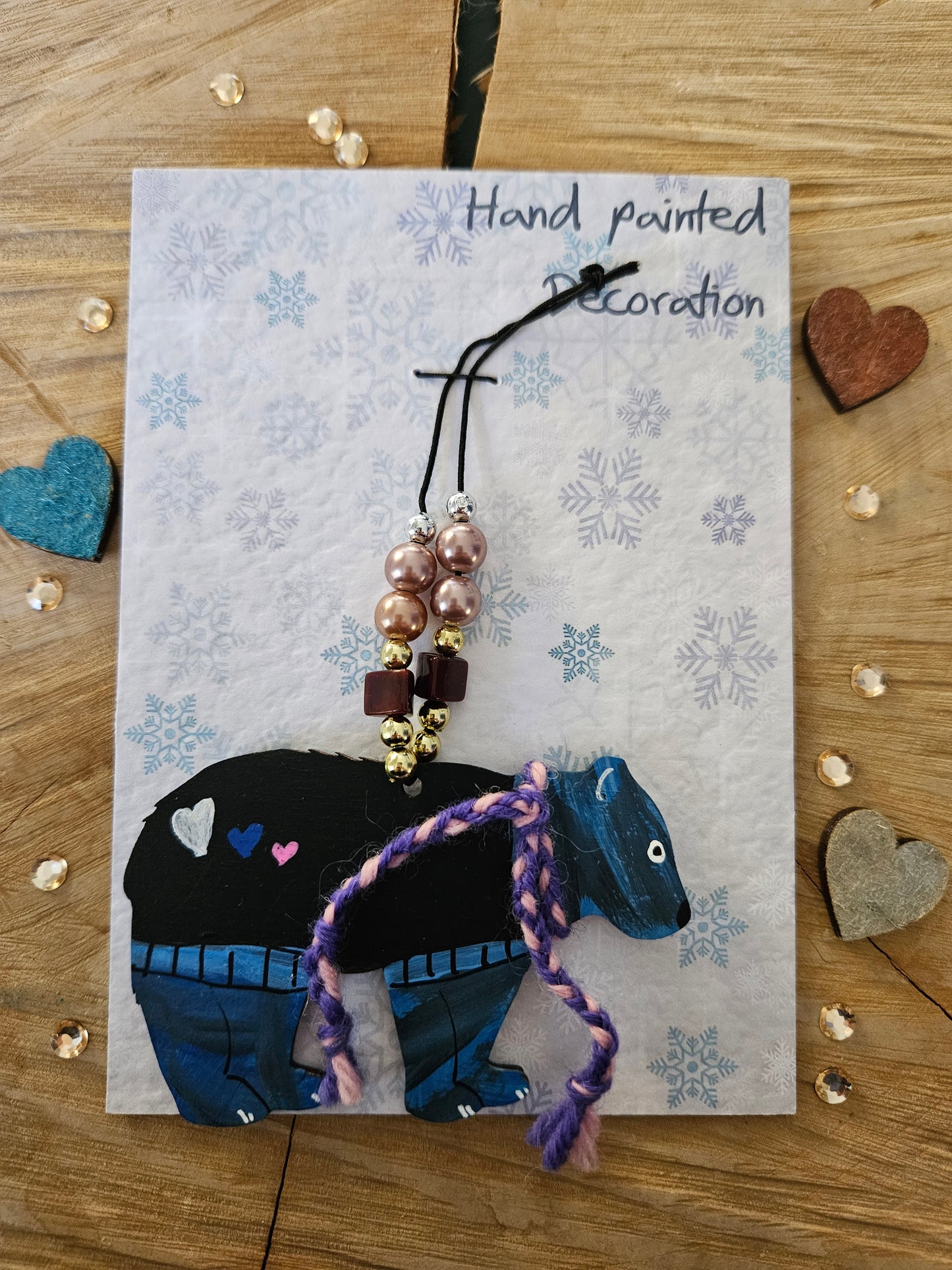 Polar bear decoration