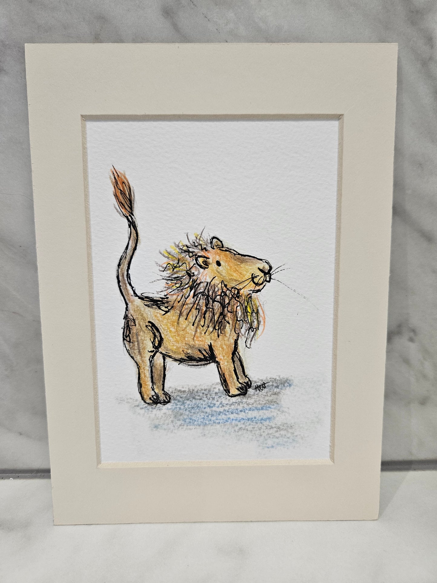 Lion 'Delroy' illustration