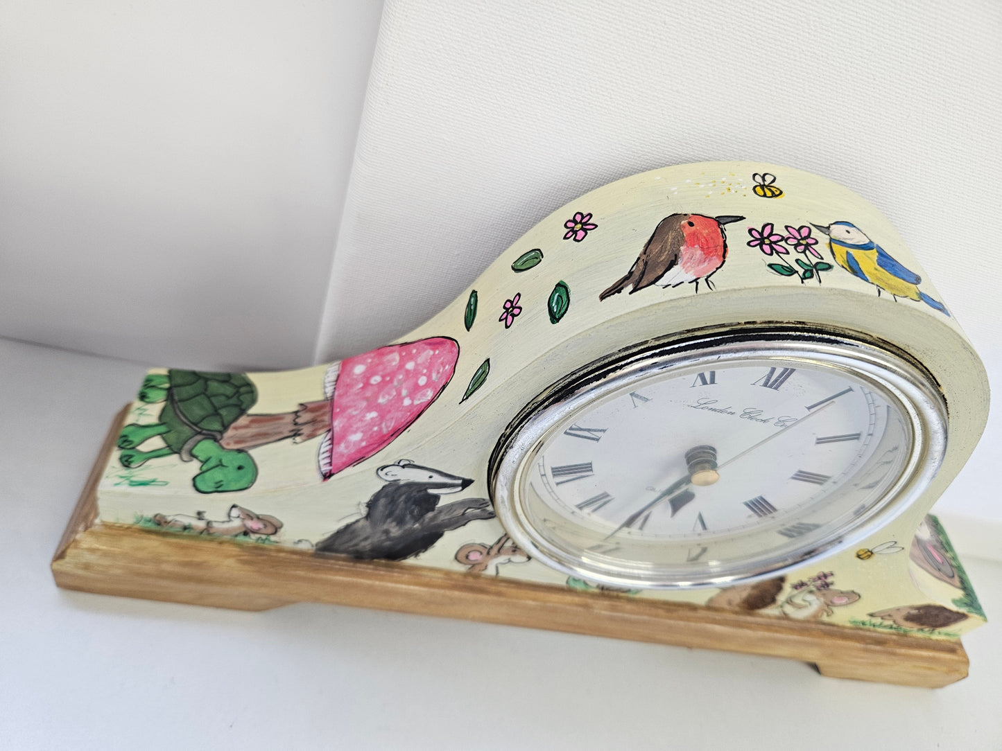 Whimsical mantel clock