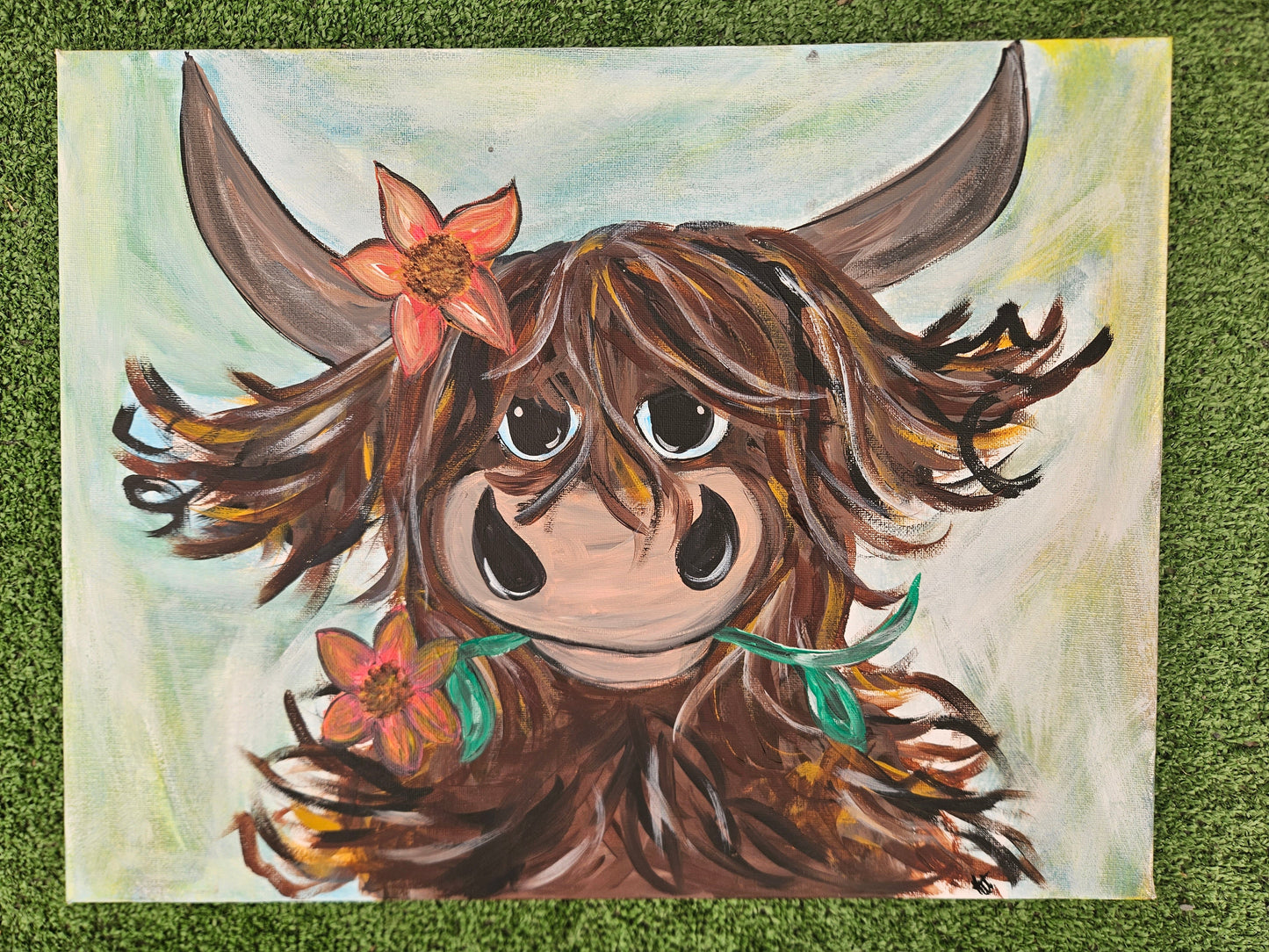 Sat 27th September - How to paint a highland cow- over 12 years