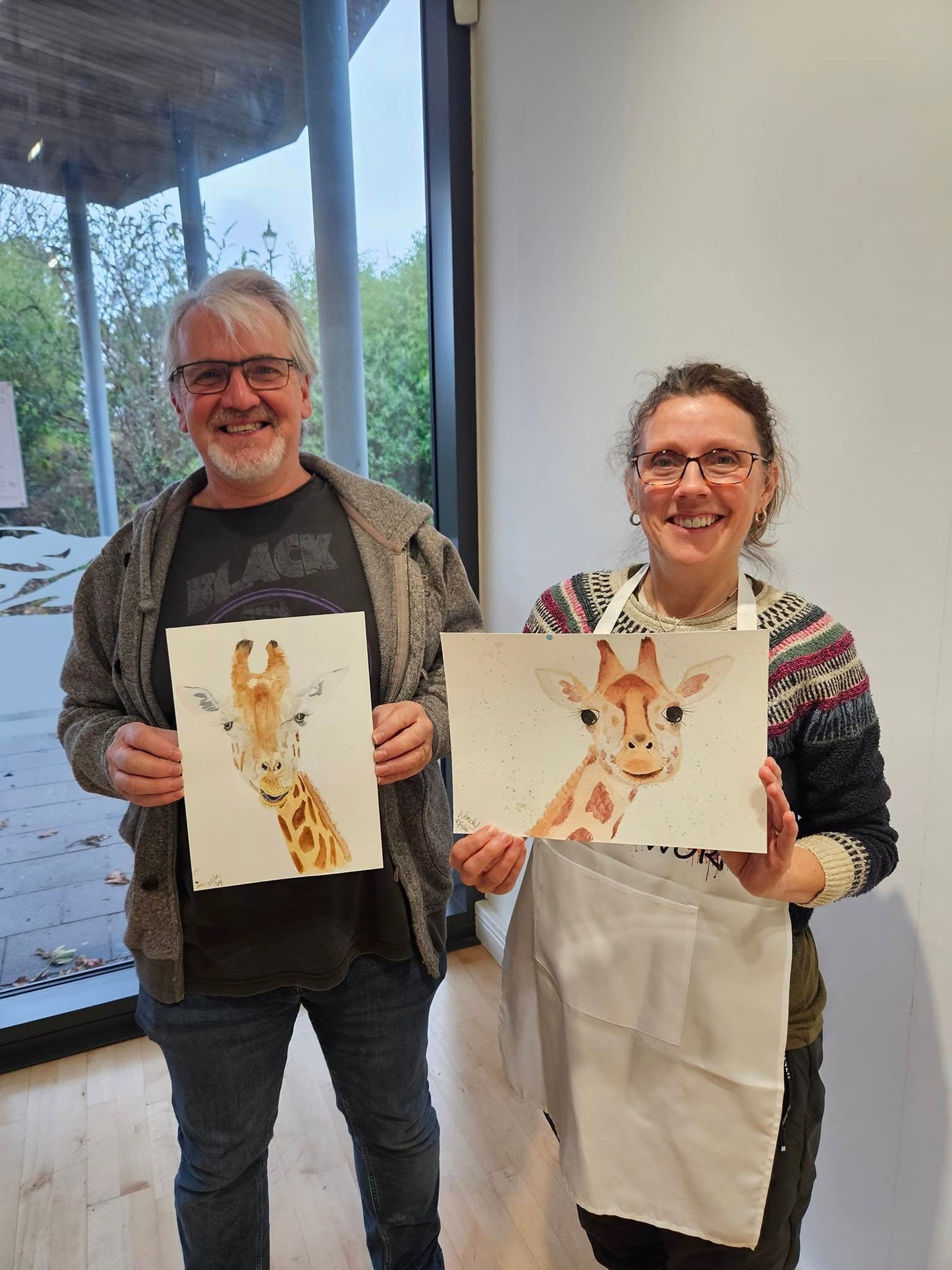 How to paint a giraffe or a donkey workshop- CONWY - Sat 22nd Nov- 11- 2pm
