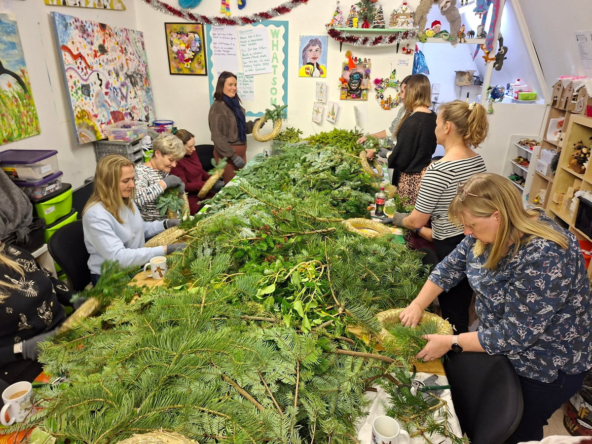 Wed 9th Dec- 6-8.30pm Traditional Christmas wreath making workshop