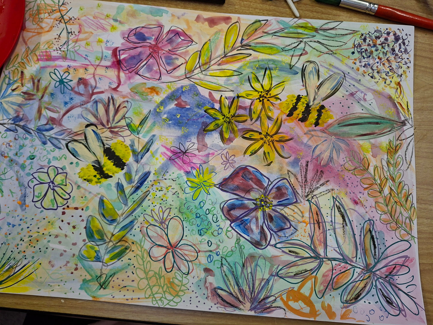 Confidence with paint (Florals) workshop- Sat 23rd May 1-3pm