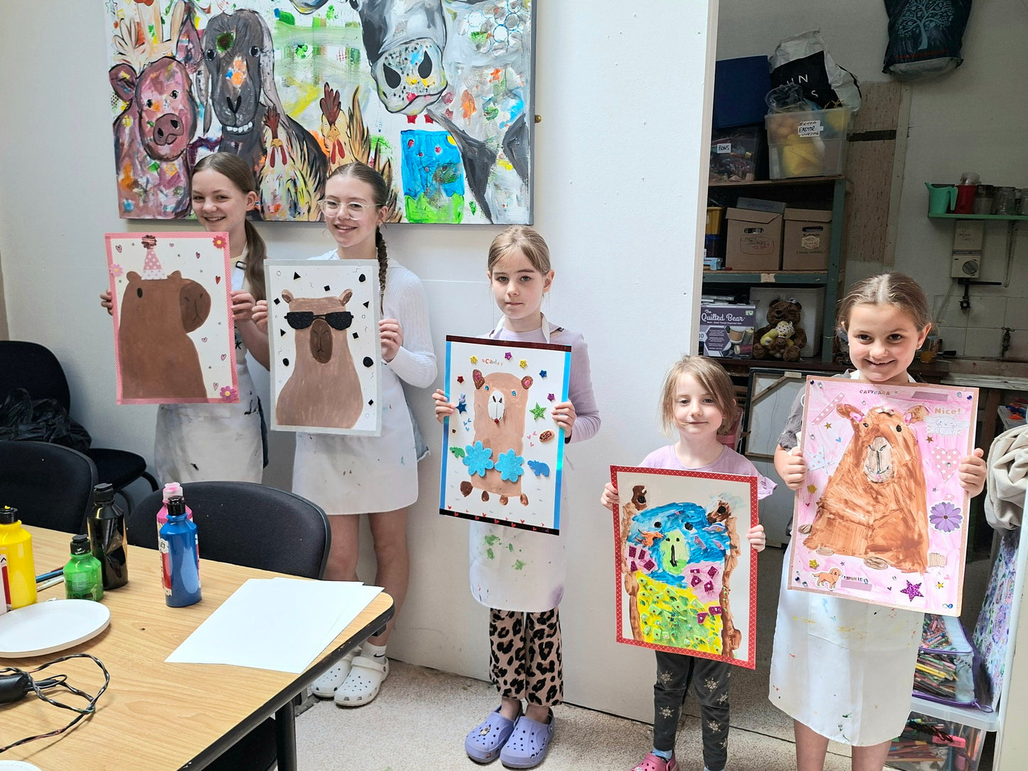 Paint an amazingly fun Capybara- Wed 5th Aug 10.30-12
