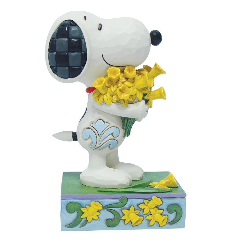 Snoopy with daffodils- Jim Shore