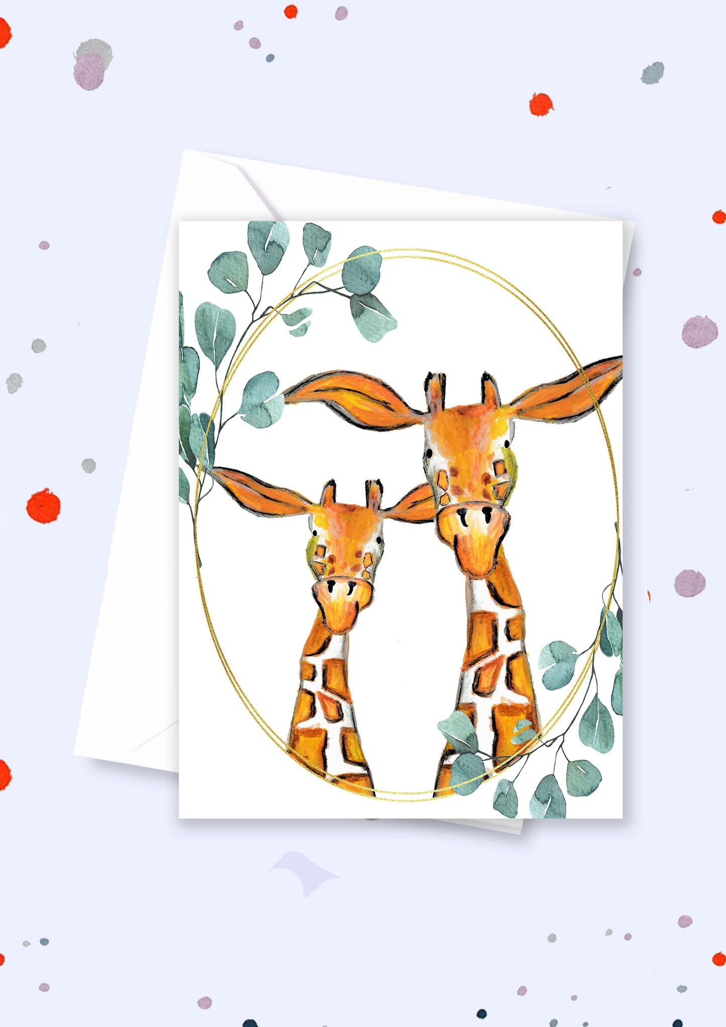 Blank A5 greetings card
