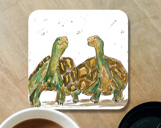 Tortoise coaster- Max and Paddy
