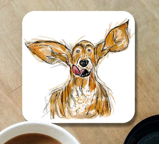Basset hound coaster
