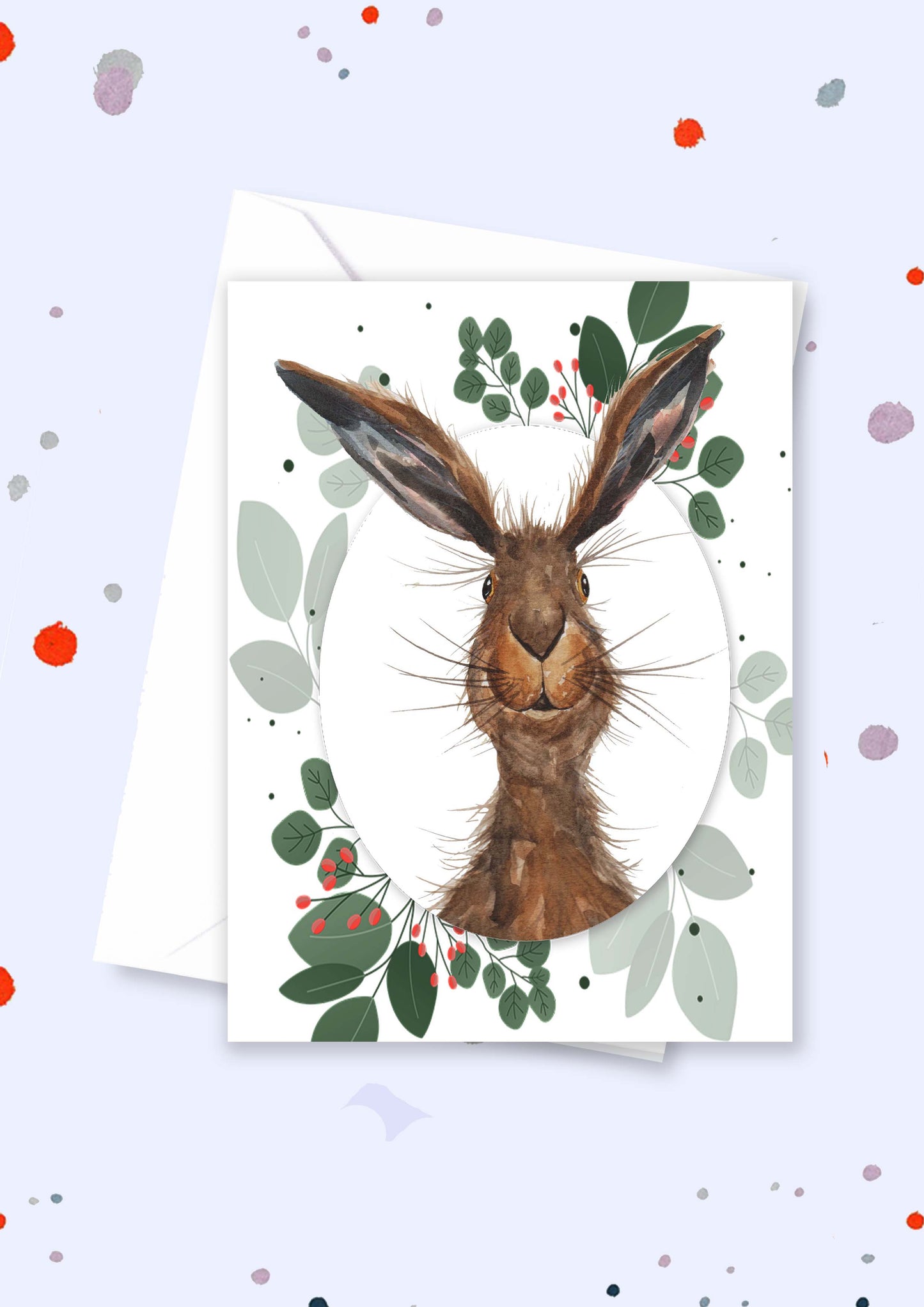 Blank A5 greetings card