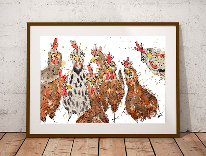 Sat 24th May- How to paint chickens