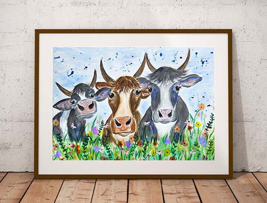 Cows fine art print
