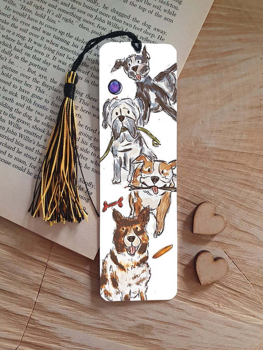 Dogs bookmark