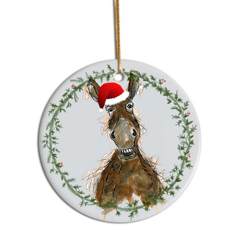 Donkey Christmas tree decoration