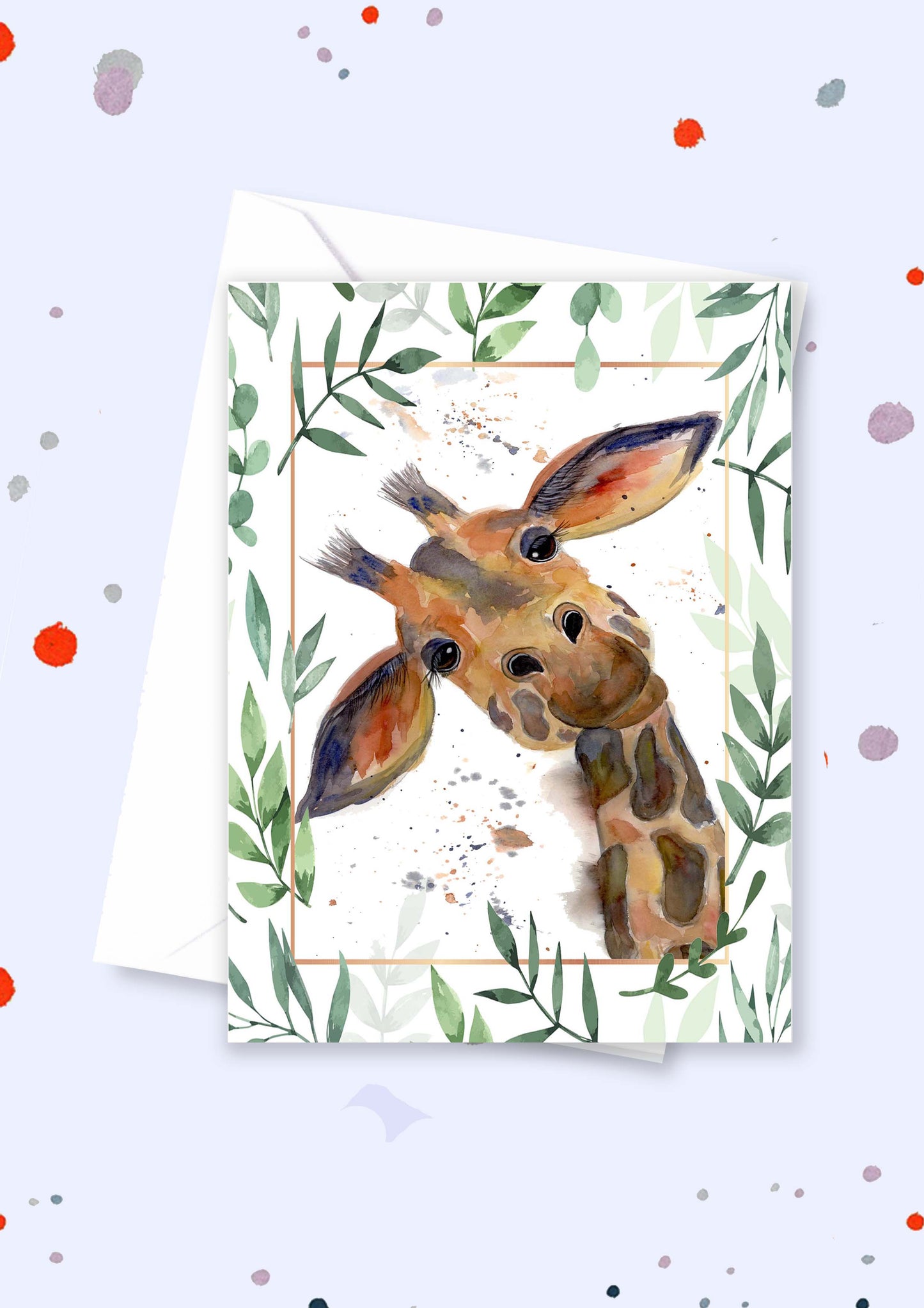 Blank A5 greetings card