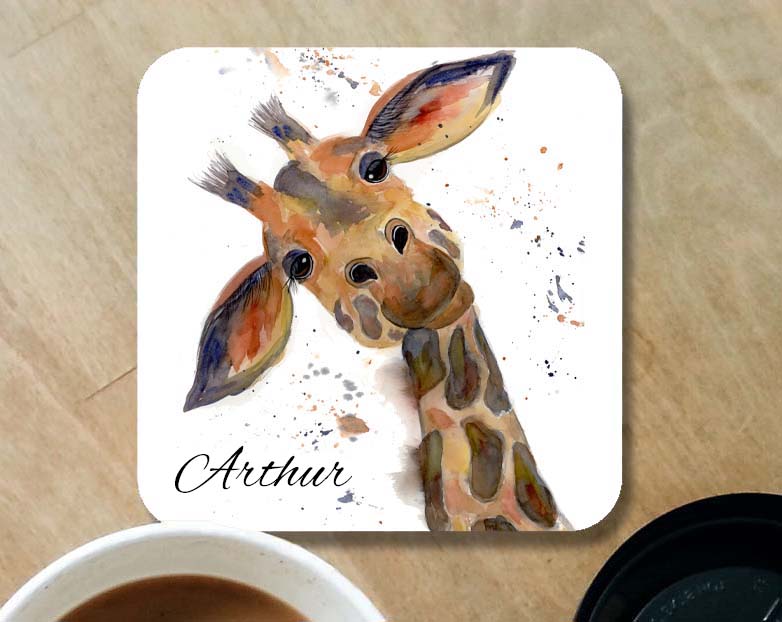 Giraffe 'Dotty' coaster