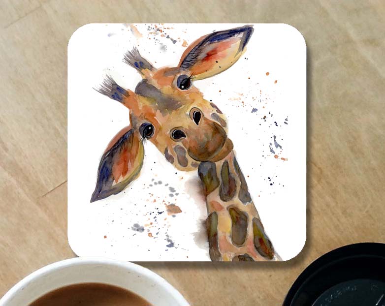 Giraffe 'Dotty' coaster