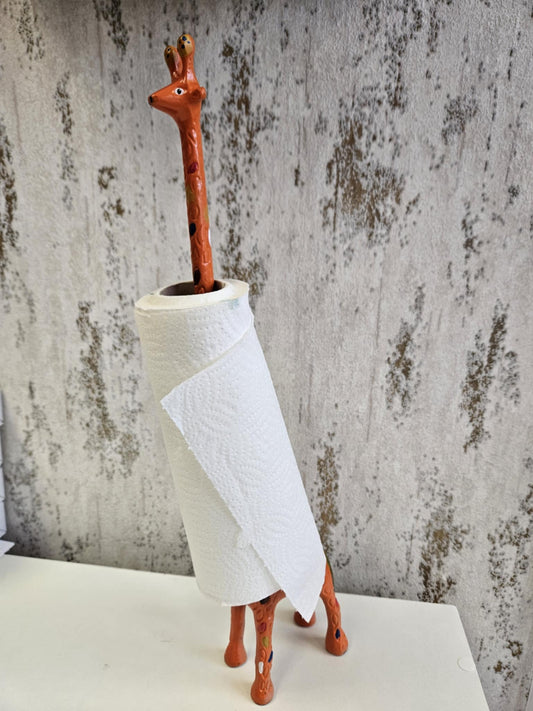 Giraffe kitchen roll holder / ornament