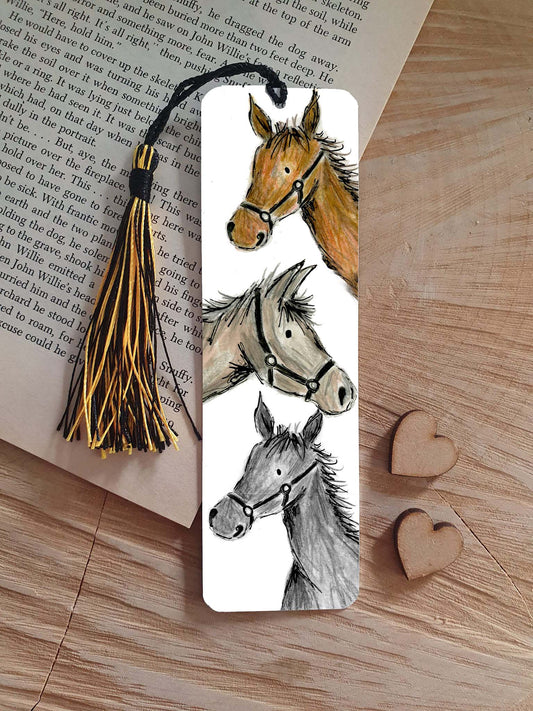 Horses bookmark