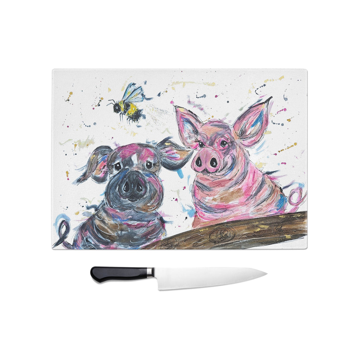 Pigs chopping board / Worktop saver