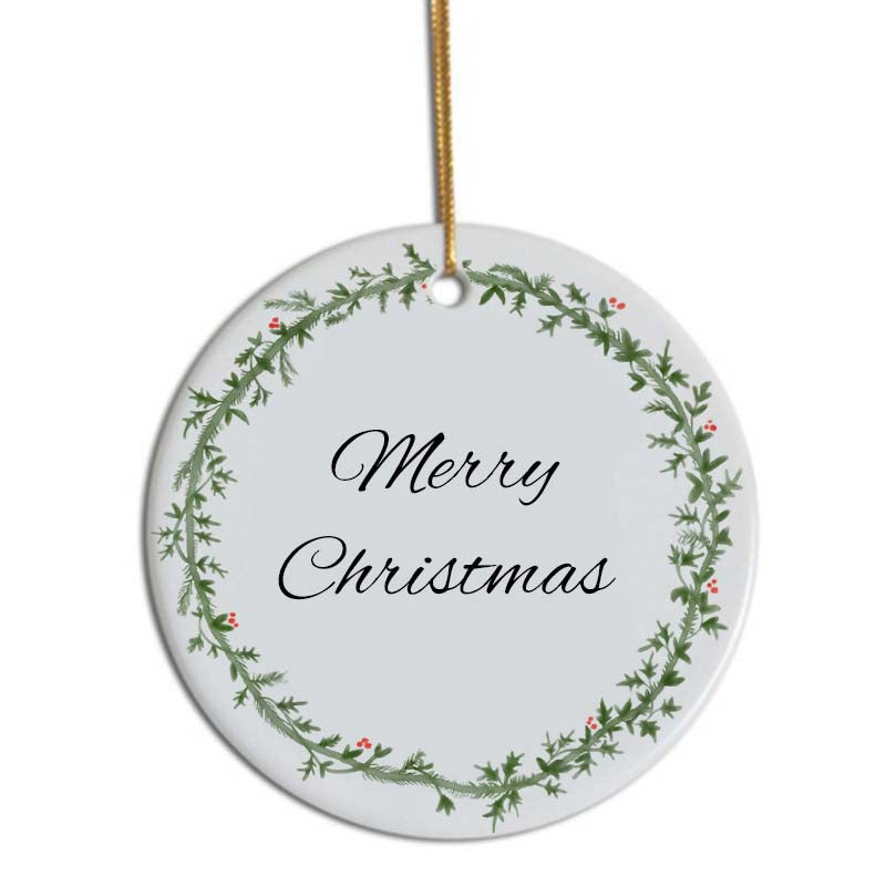 Buttons highland cow Christmas tree decoration
