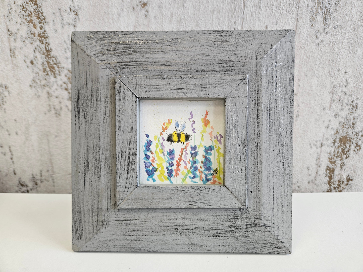 Mini watercolour bee original (A)