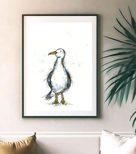 Steven seagull fine art print
