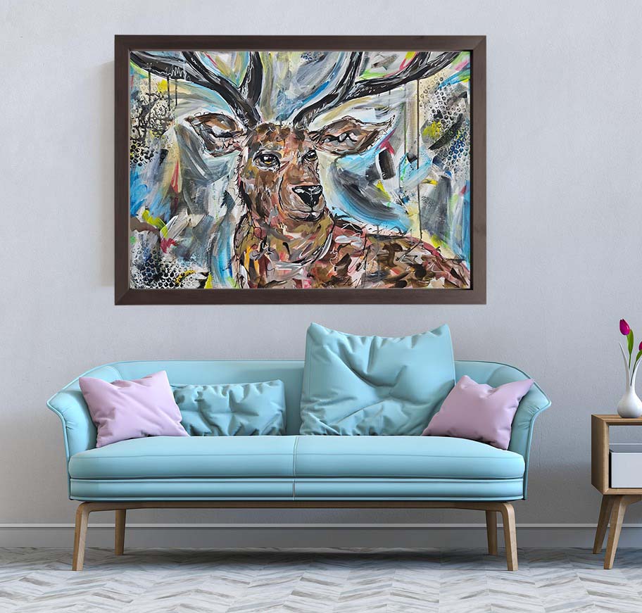 British wildlife collection print - Hare, Stag & Owl LIMITED EDITION