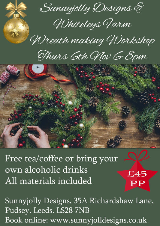 Thurs 6th Nov- 6-8pm Traditional wreath making workshop