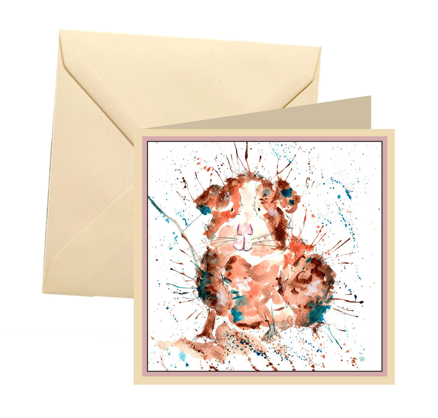 Guinea pig blank card