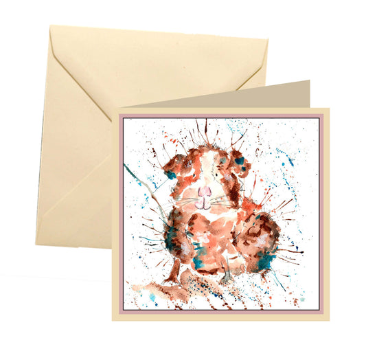 Guinea pig blank card