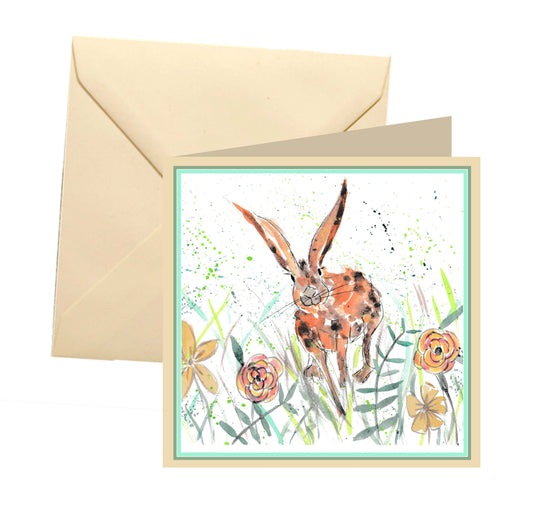Victor hare blank card