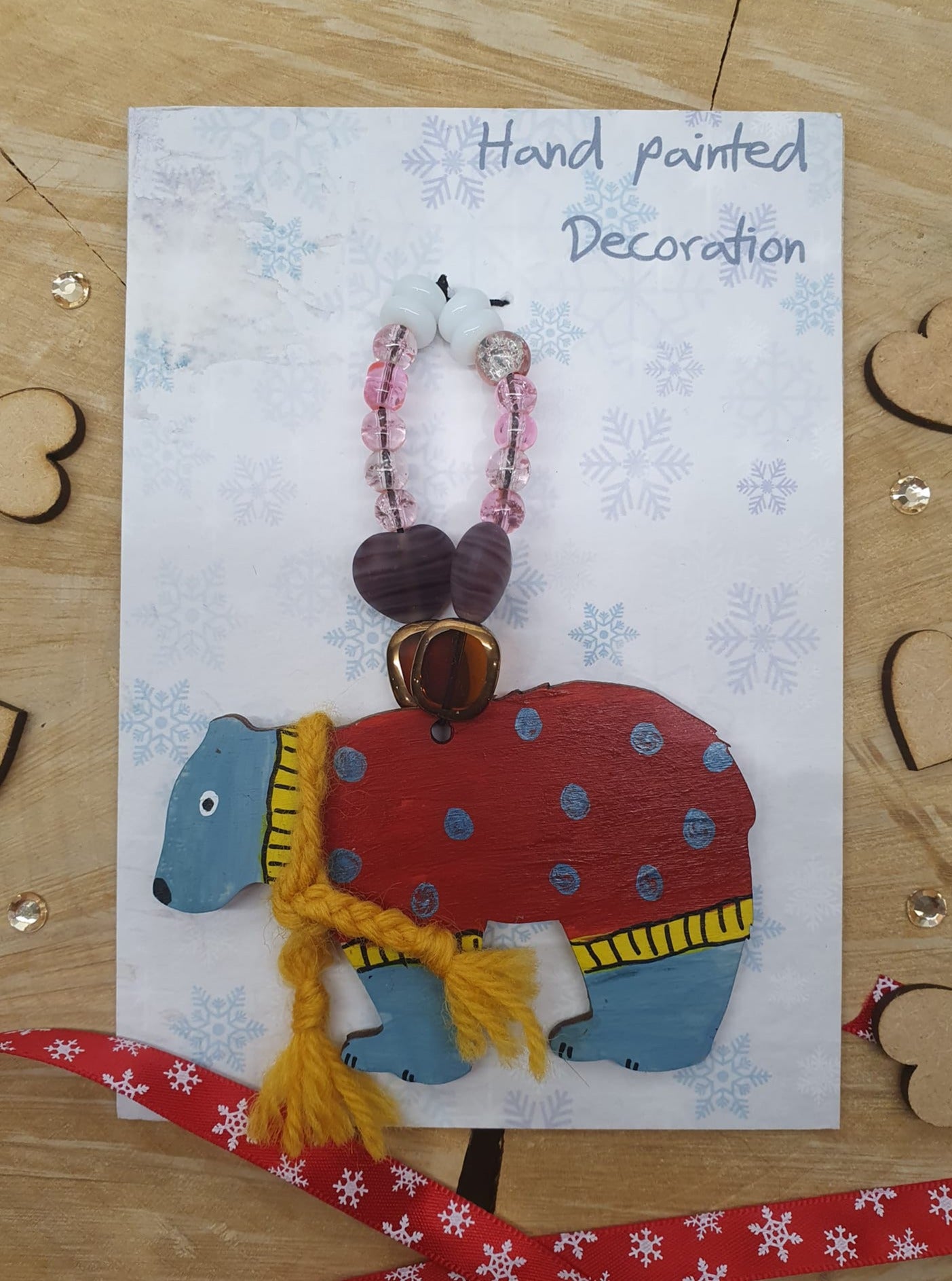 Polar bear decoration