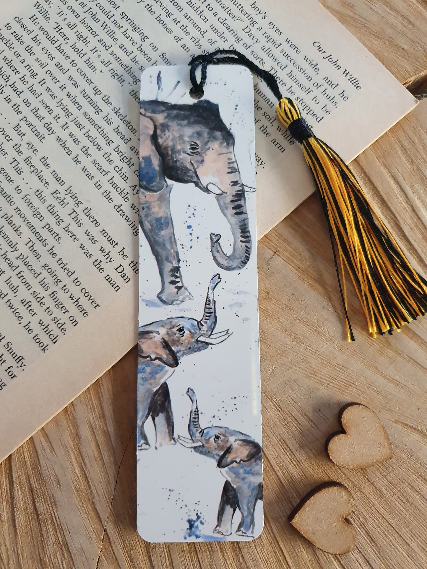 Elephant Family bookmark