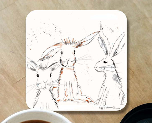 3 rabbits coaster