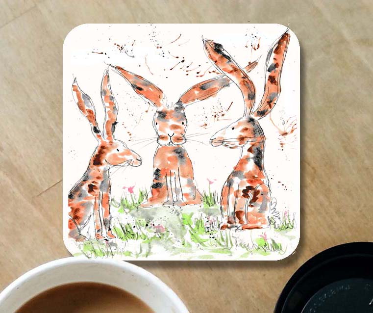 3 hares coaster