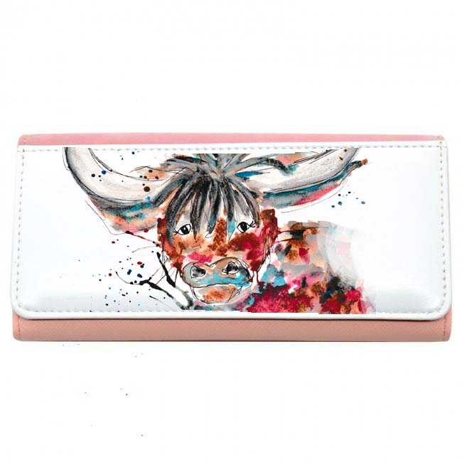 Clarice highland cow purse