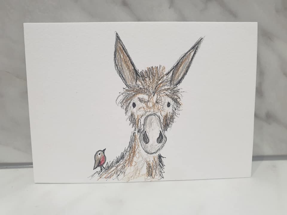Dominic the donkey illustration