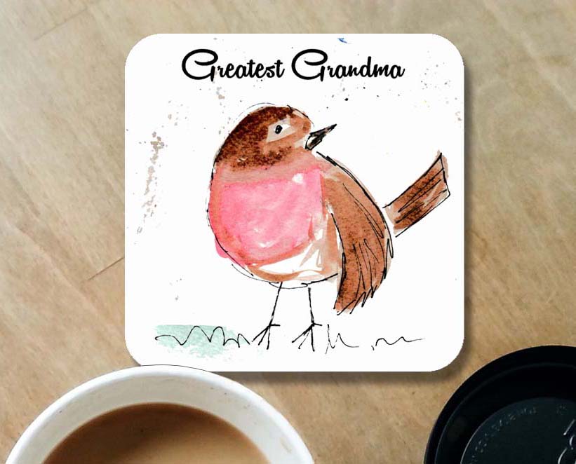 Grandma robin coaster