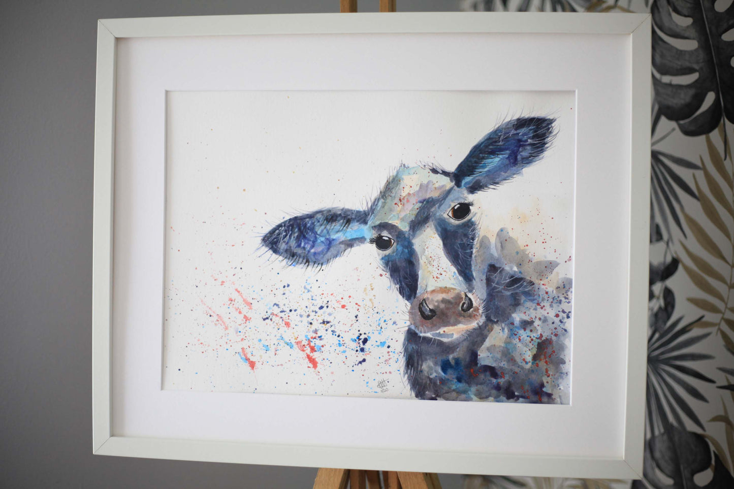 Arthur cow original painting
