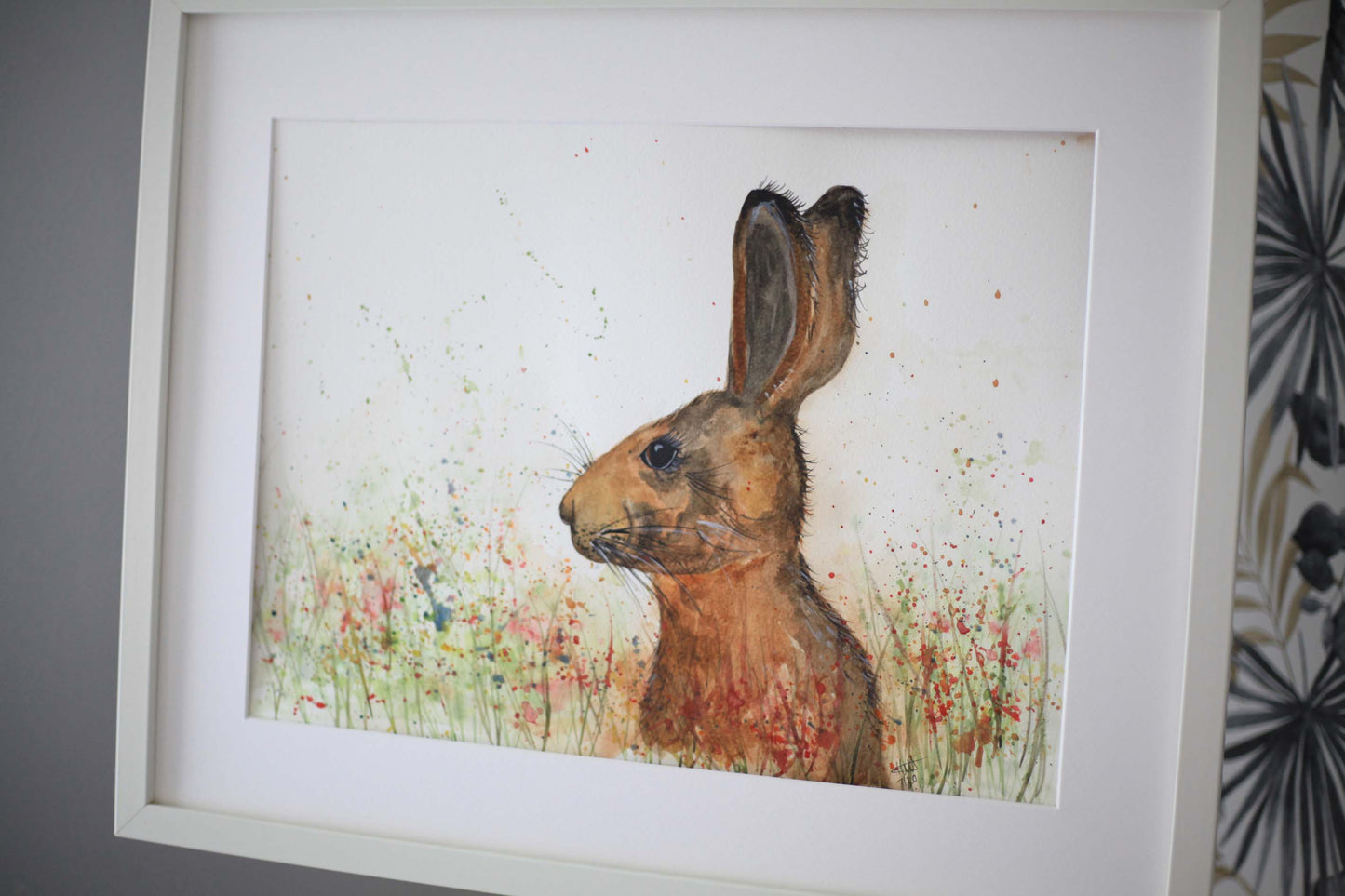 Hare original painting 'Bramble'