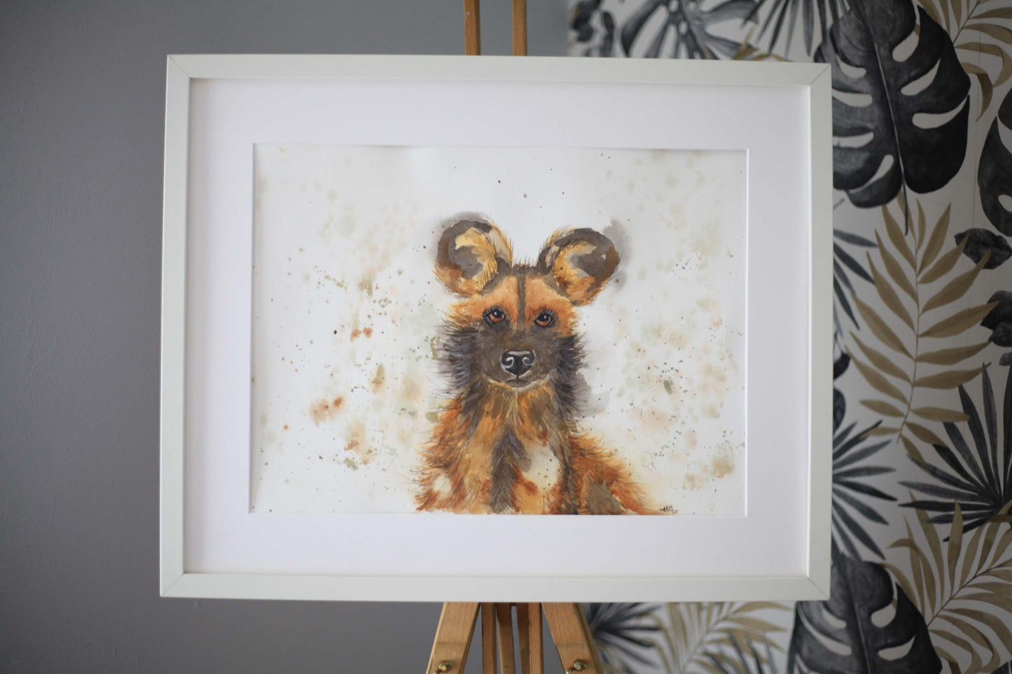 Original painting 'African painted dog'
