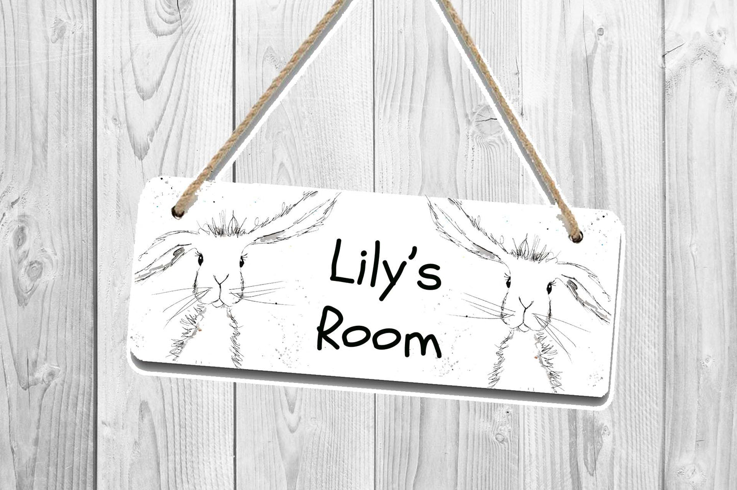 Talulah rabbit Door / Name plaque