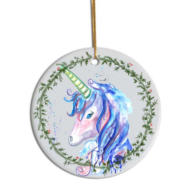 Unicorn Christmas tree decoration