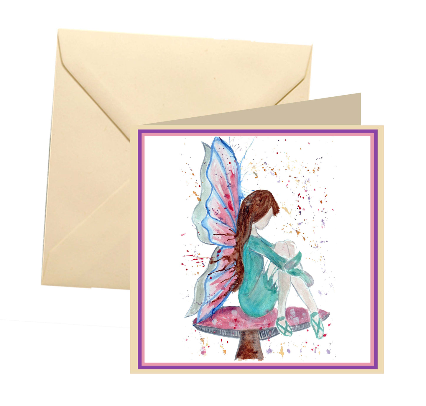 Fairy blank card