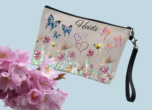 Butterflies make up / toiletries bag