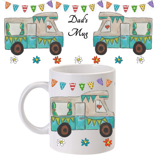 Personalised campervan / Motorhome mug (Any wording)