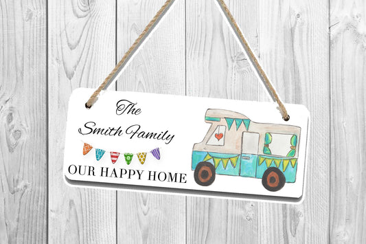Campervan / motorhome sign - personalised